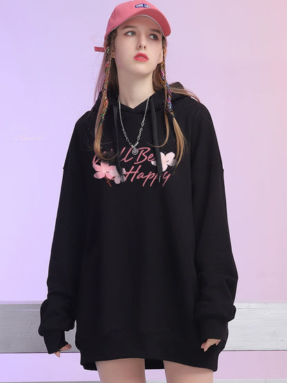 BUTTERFLY AND CHERRY BLOSSOM HOODIE