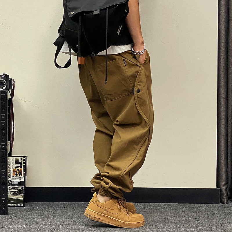 Only &OSS cargo pants with elasticized waist