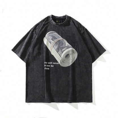 "BUNDLE OF DOLLARS" Unisex distressed T-shirts