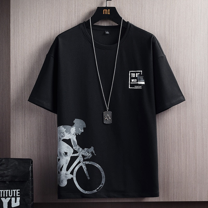 "TO BE" T-shirt and shorts suit