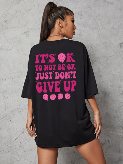 'IT's OK' Loose Oversize T-shirt
