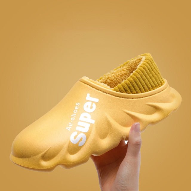 slippers women Yellow(Shoe) / 6 (foot 230mm) warm winter slippers-super SWS:6801689290835.51