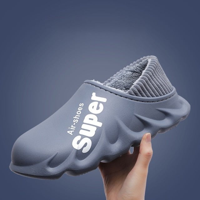 slippers women Blue(Shoe) / 6.5 (foot 240mm) warm winter slippers-super SWS:6801689290835.17