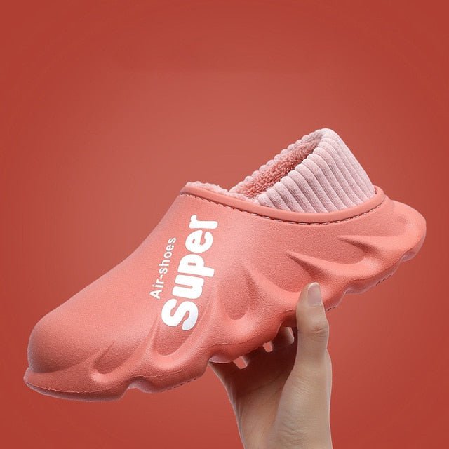 slippers women Pink(Shoe) / 6 (foot 230mm) warm winter slippers-super SWS:6801689290835.41