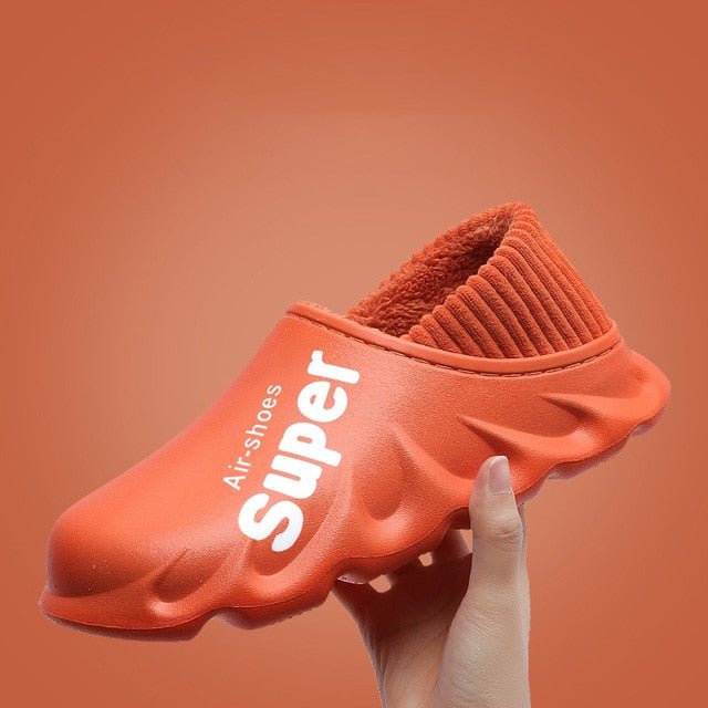 slippers women Orange(Shoe) / 6 (foot 230mm) warm winter slippers-super SWS:6801689290835.36