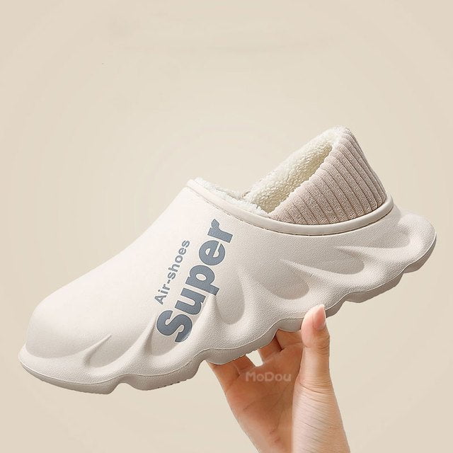 slippers women White(Shoe) / 6 (foot 230mm) warm winter slippers-super SWS:6801689290835.11