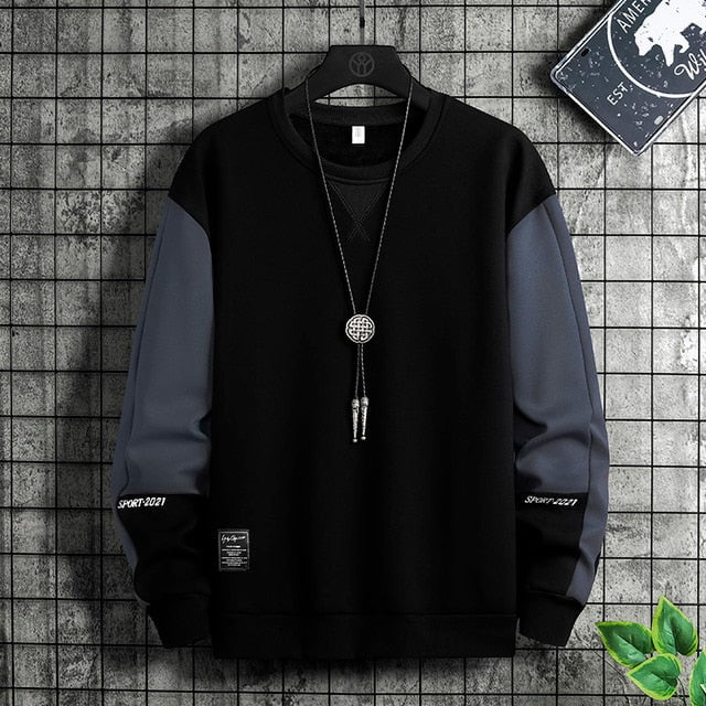 oversize sweatshirt Black / S Sweatshirt"S-02" SSS:6804281937869.08