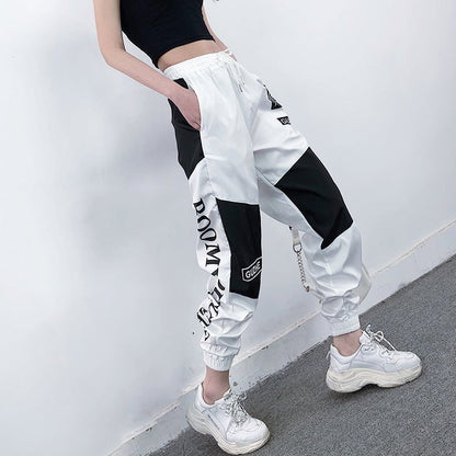 Women pants, style pants, pant Black and white / XXL Pants AII-Queen CJNSXZHL00101-Black and white-XXL