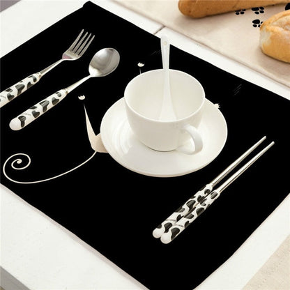 dining mat Black Cat  Kitchen/Table Mats