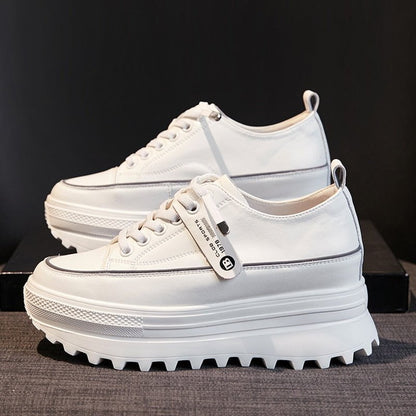 platform sneakers high heel, high platform heel shoe, high platform, high heel sneakers, platform sneakers white / 35 Converse Leather Platform Wedge Shoe