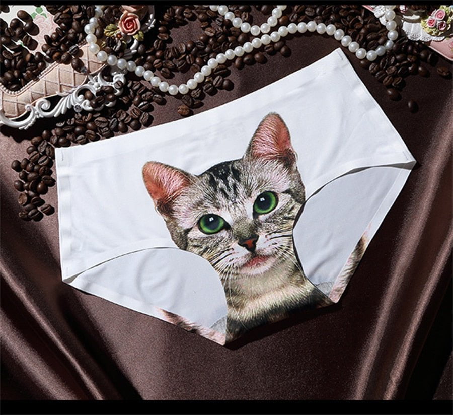underwear, women underwear, cat women underwear White sexiest women's underwear pussycat SPU:0015317772998