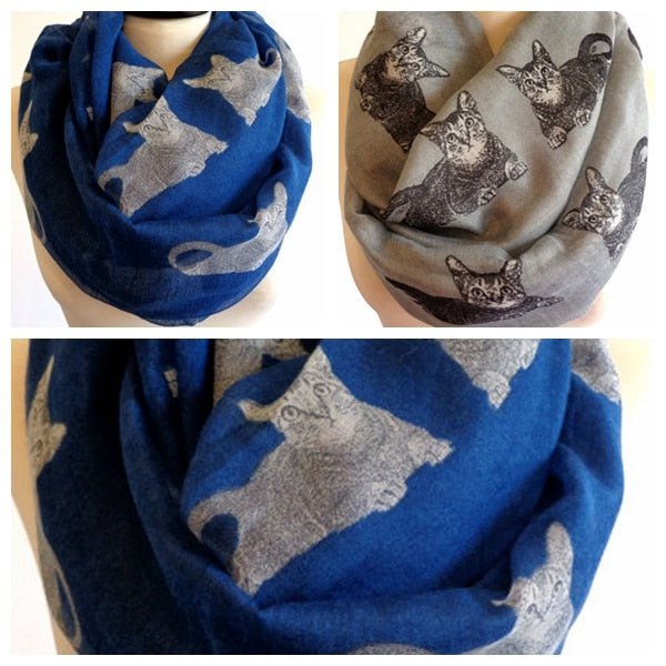 Cat Scarf for Women's