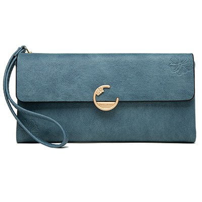 Wallet, long wallet Blue Long wallet with strap CJBHNSNS23595-Blue