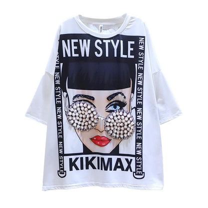 t-shirt, women t-shirt, men tee, oversize tshirt women cotton t shirts KIKIMAX
