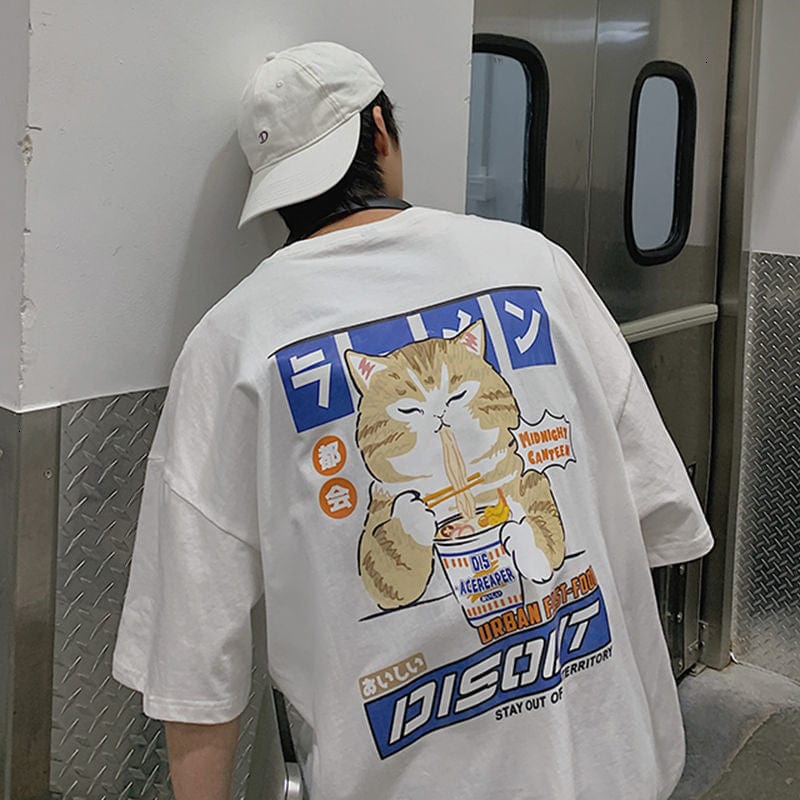 cat t-shirt, t-shirt, men tshirt Oversized T shirt Men Disout