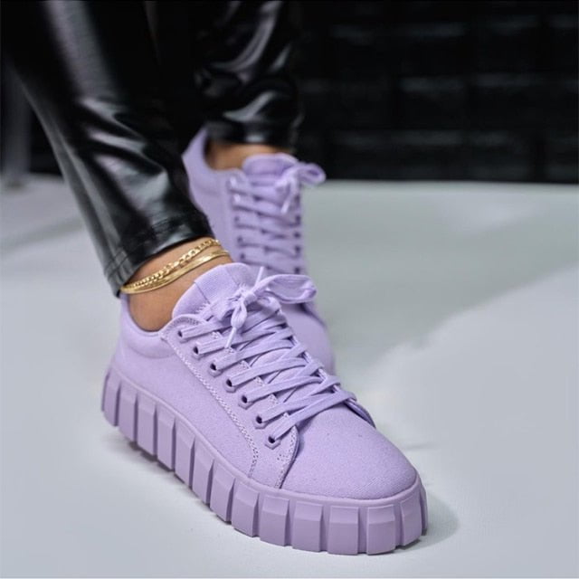 Purple Aces Sneakers