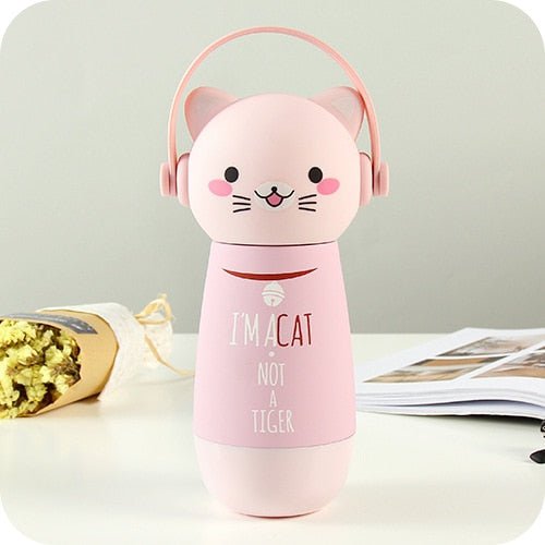 cat thermos, thermos, cat mug 300ml / cat pink Cat Face Thermos CFT:0064440269218