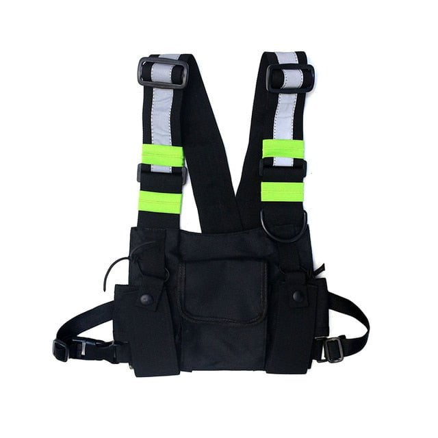 Vest bag streetwear waist pack Black  Rig Bag Vest bag streetwear waist pack VGW:6803031280412.05