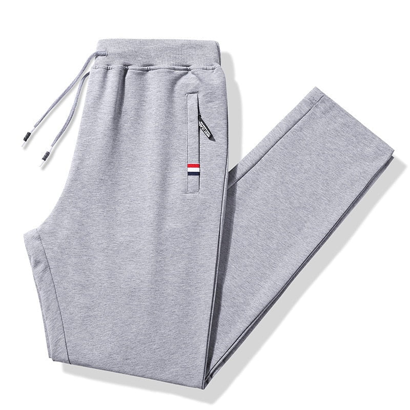 M / Light Grey Straight Admiral baggy cotton sweatpants 5:361386;14:691#Light Grey Straight