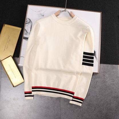 "WING" sweater pullover striped slim fit