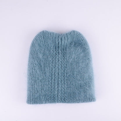 Lake Blue / size54-60cm knit winter hats for ladies fur beanie 14:173#Lake Blue;5:361385#size54-60cm