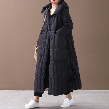 New look hooded duck down coat jacket