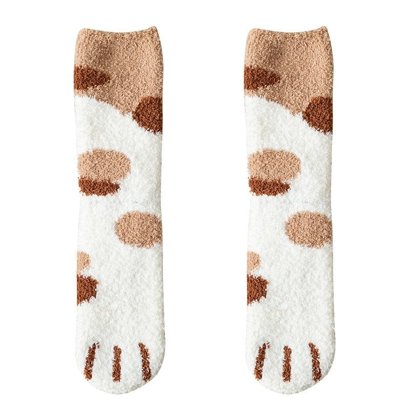 5 / 35-40EUR Free Size Winter socks with cat paws 14:202520811#5;5:200003528#35-40EUR Free Size