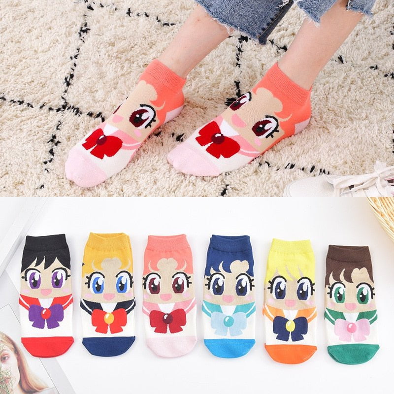 women's socks with cats/6 pairs