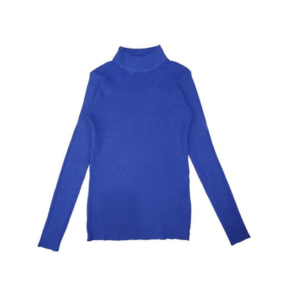 Sapphire Blue / S Womens turtleneck sweaters Long Sleeve Slim 14:200001438#Sapphire Blue;5:100014064