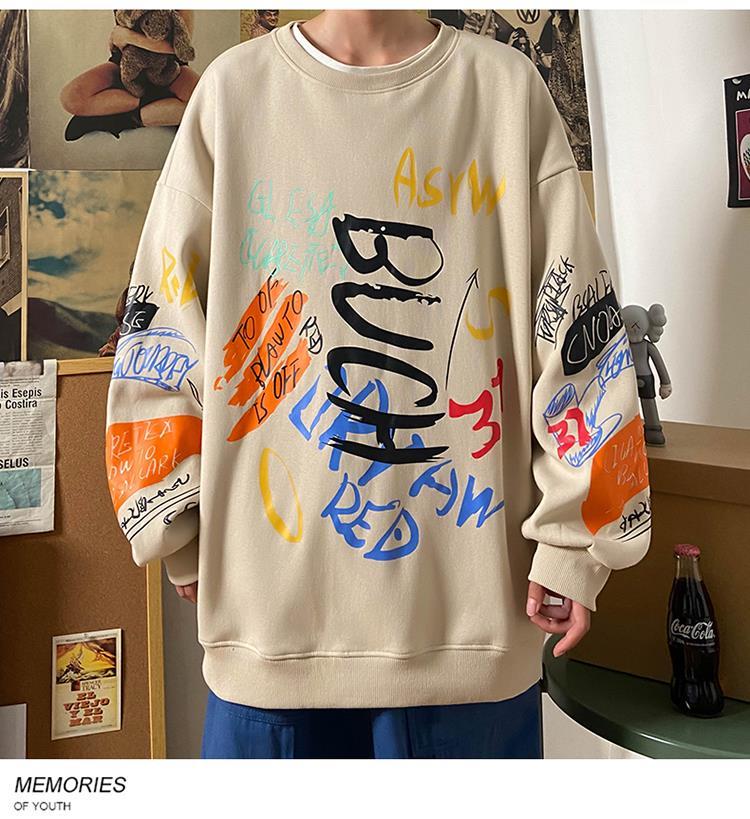 'BUCH' crewneck oversized sweater