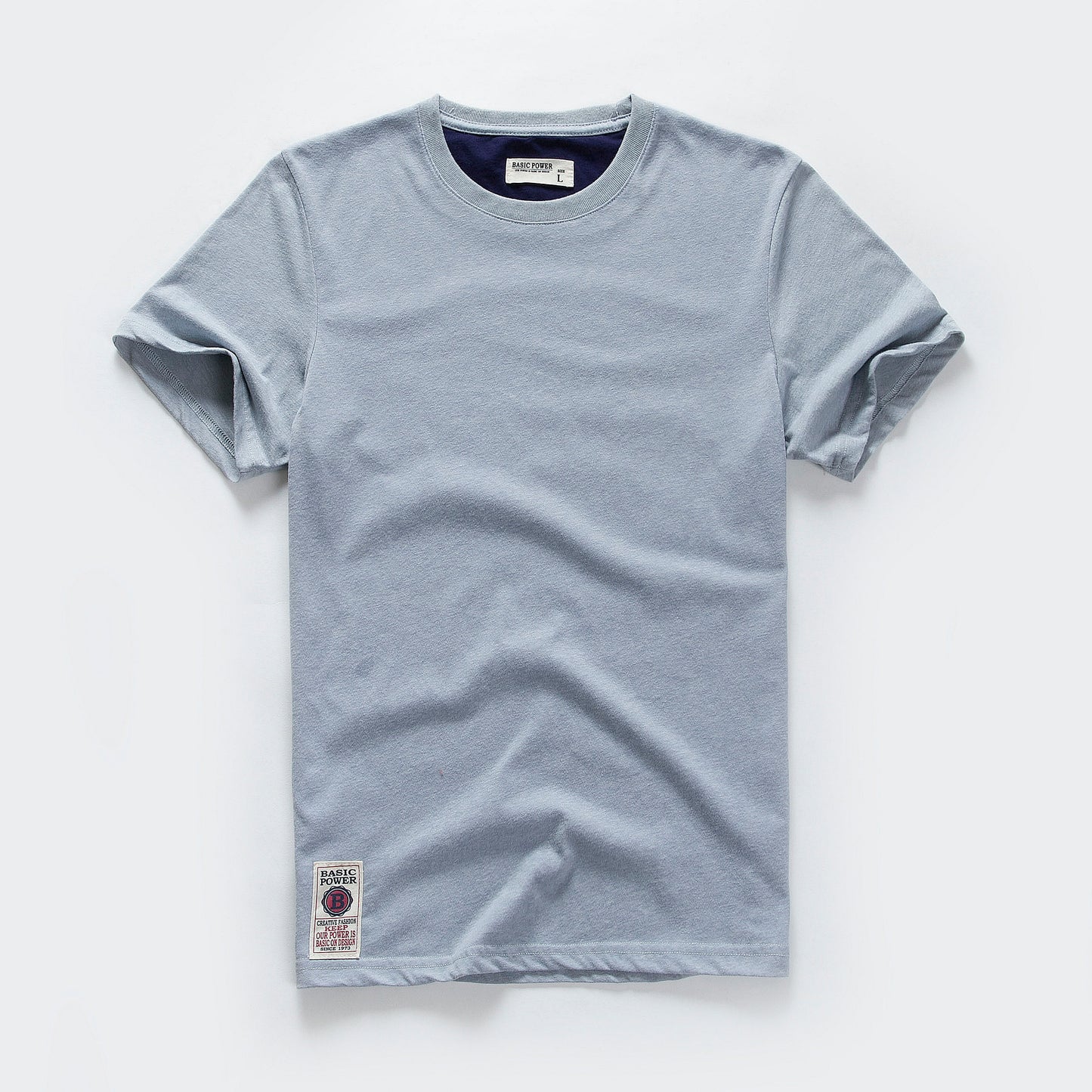 BOSS 'QR' basic T-shirt with O-neck classic