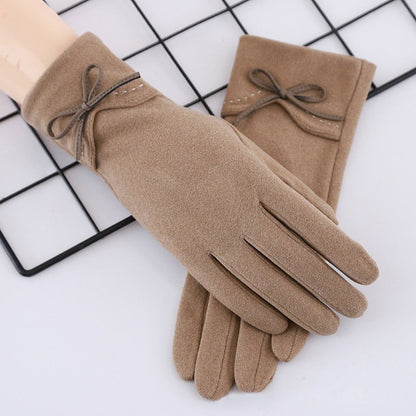 khaki / One Size women's winter gloves touch screen 14:29#khaki;200000287:200003528