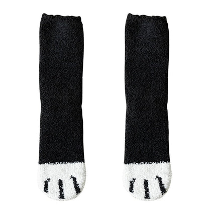 2 / 35-40EUR Free Size Winter socks with cat paws 14:350852#2;5:200003528#35-40EUR Free Size