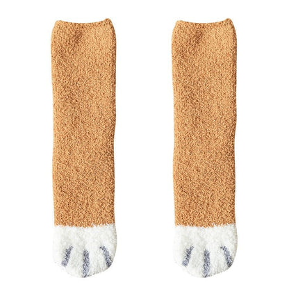1 / 35-40EUR Free Size Winter socks with cat paws 14:350850#1;5:200003528#35-40EUR Free Size