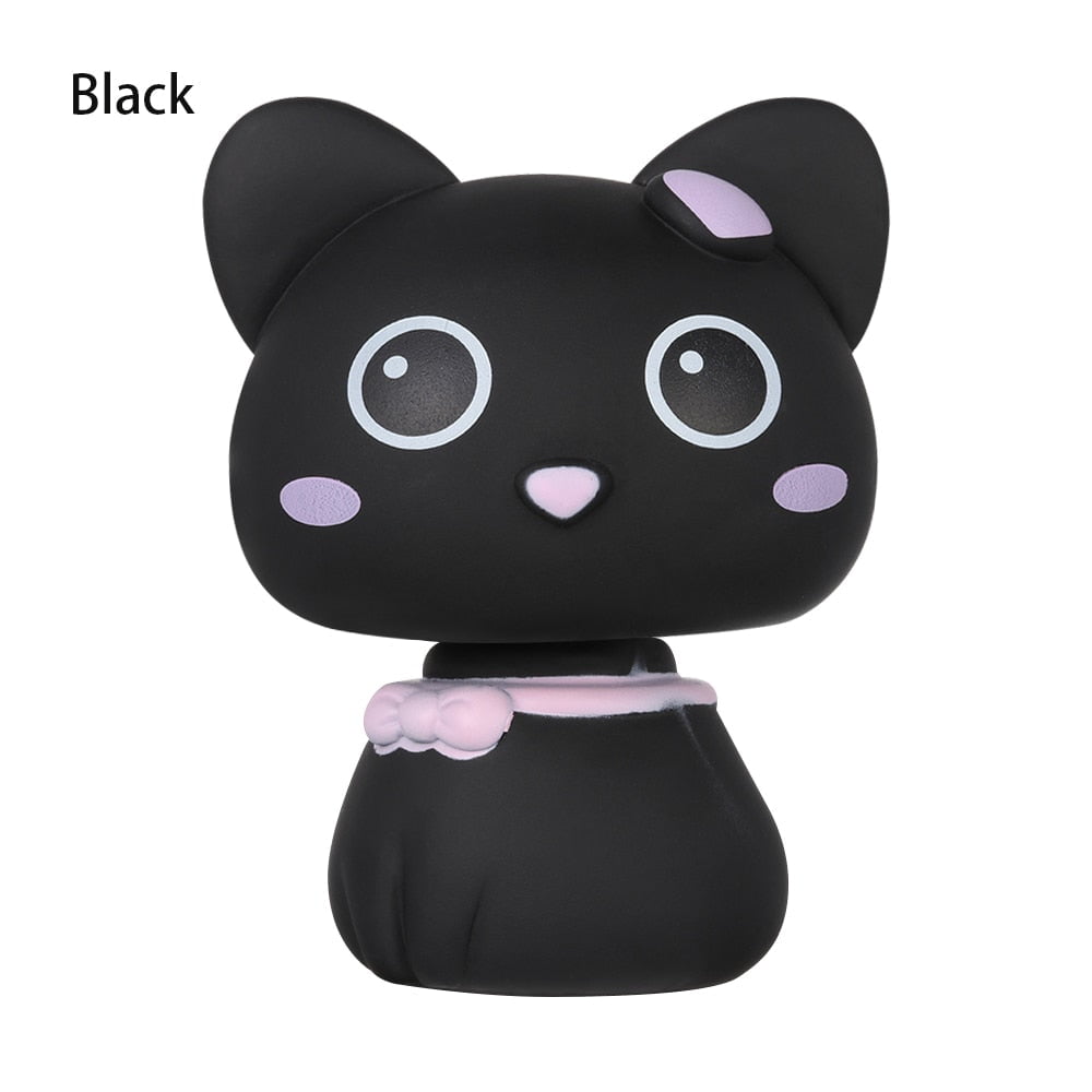Black Car dash Shake The Head Cat Doll 200000182:193#Black