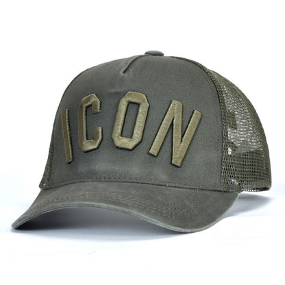 Army Green / Adjustable Icon Cotton Baseball Caps 14:200004889#Army Green;5:200001064