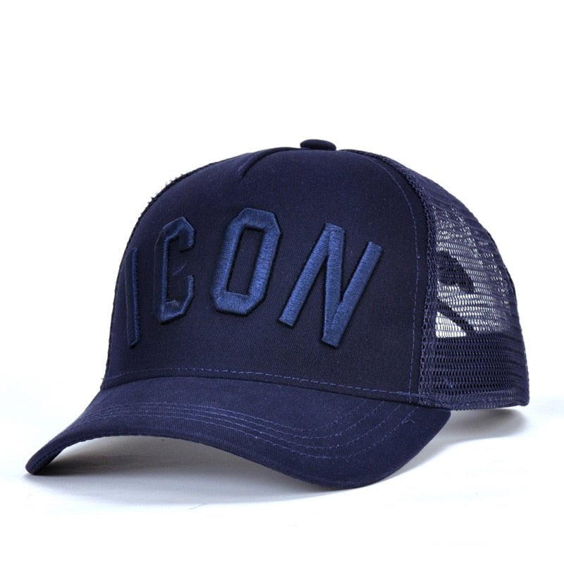 Blue / Adjustable Icon Cotton Baseball Caps 14:200004870#Blue;5:200001064