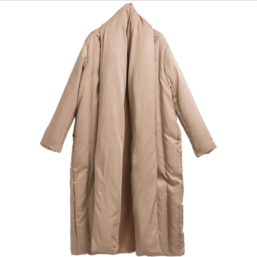 'P&B' Long puffer coat
