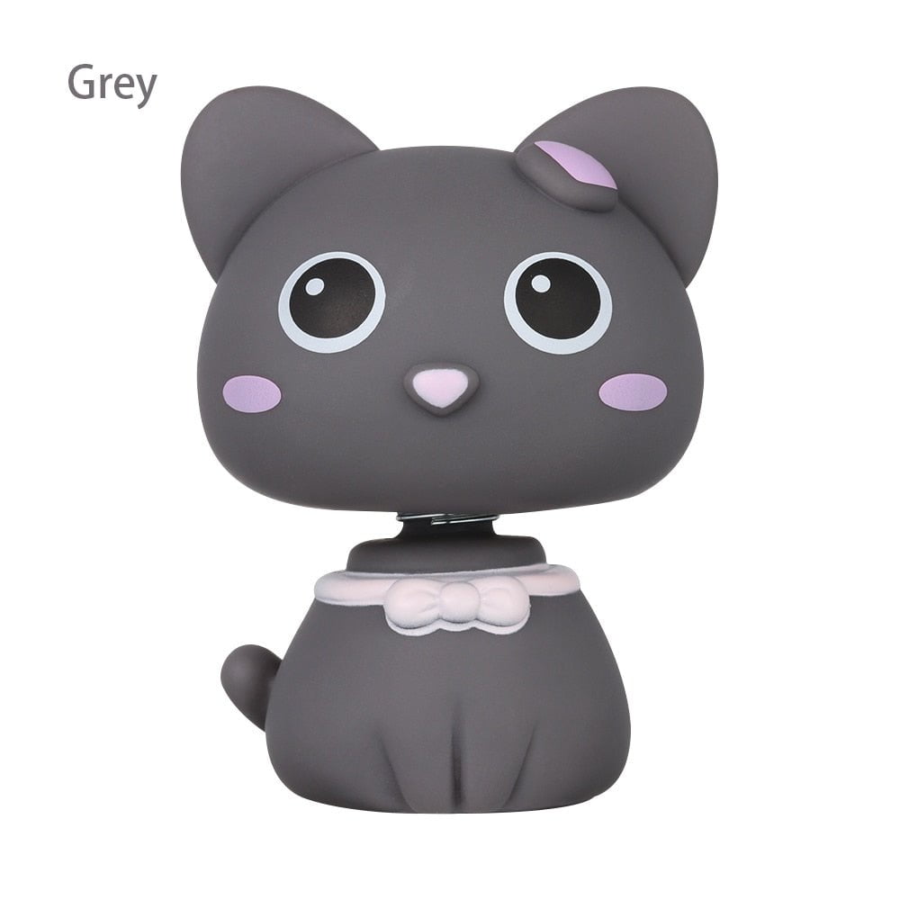 Grey Car dash Shake The Head Cat Doll 200000182:691#Grey