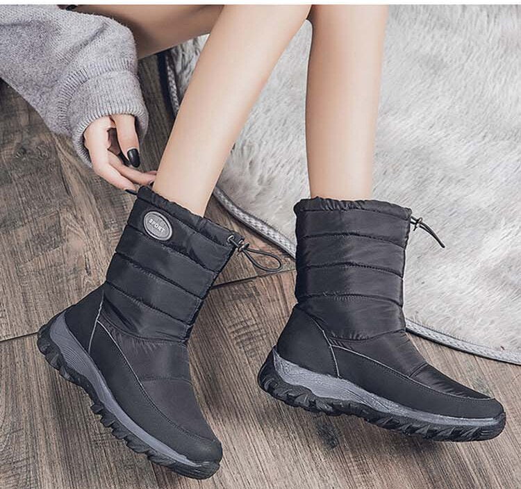 Women's winter boots waterproof ankle