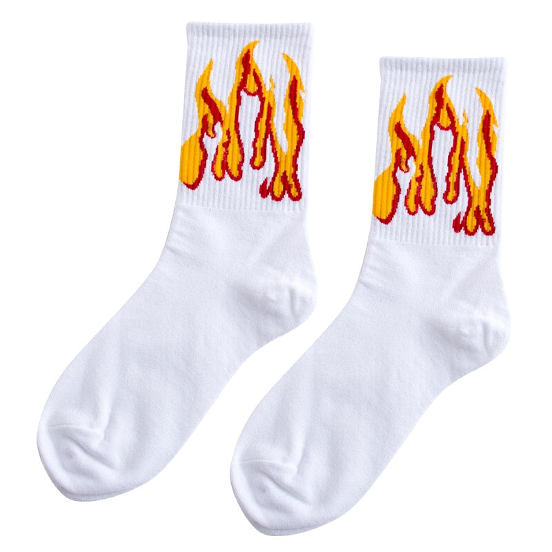 "Flame" socks