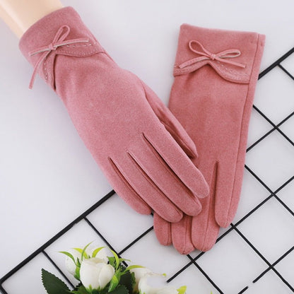 pink / One Size women's winter gloves touch screen 14:691#pink;200000287:200003528