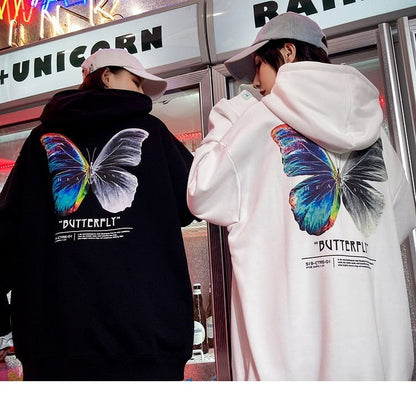 butterfly hoodie hip hop