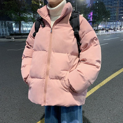 Pink / Chinese Size M Men's oversize winter jacket 14:1052;5:361386#Chinese Size M;200007763:201336100