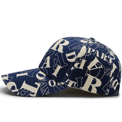 Alphabets baseball cap, snapback