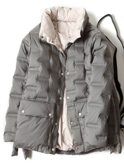 Winter jackets for women Green / S Winter Jacket Women Stand Collar WJS:6802895974794.01
