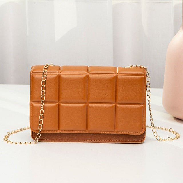 handbags brown / 20*6*12CM Moden Leather Shoulder Bag MSB:6804278989254.05