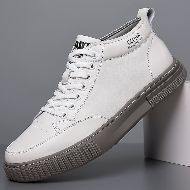 ZYGHE High-Top Leather  Sneakers