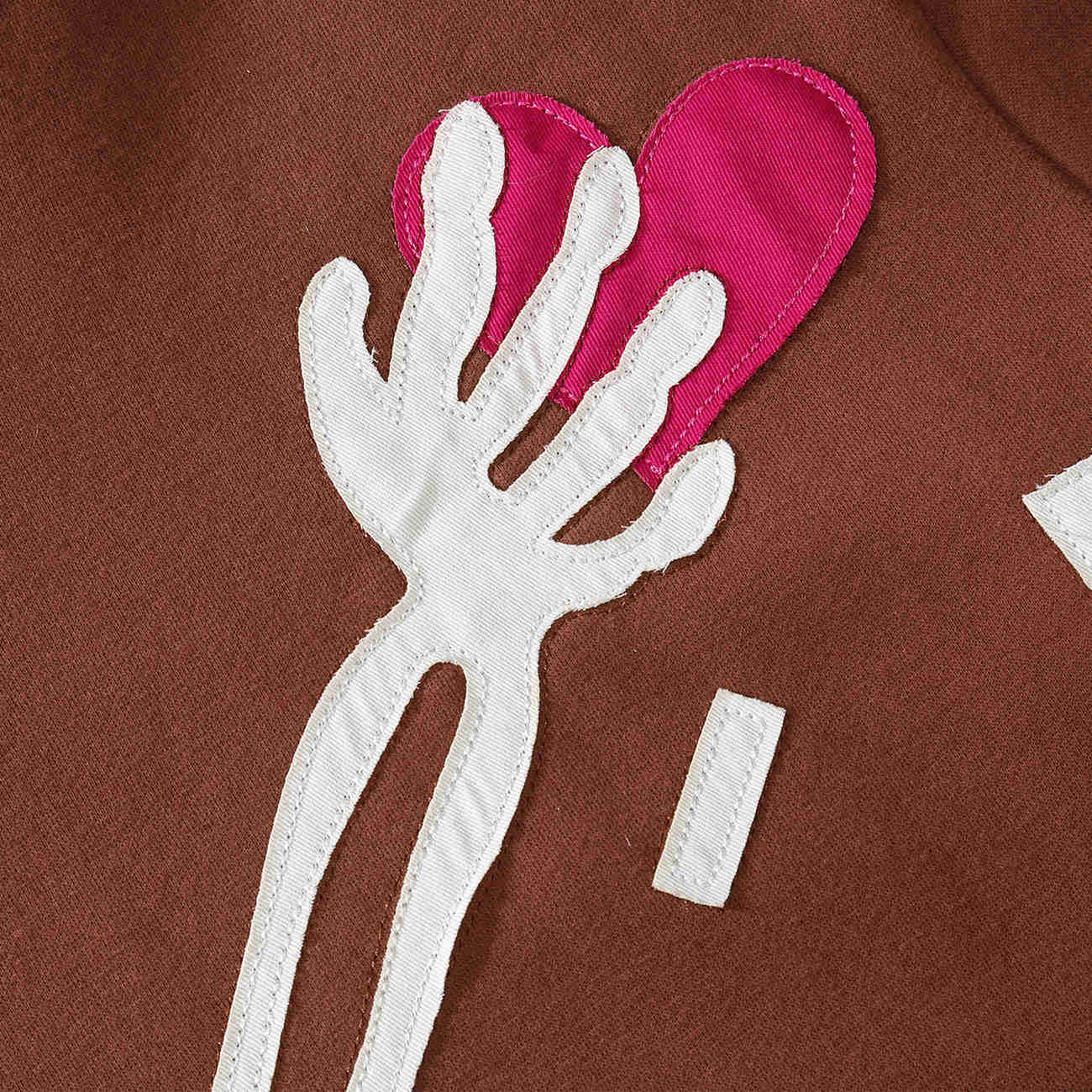 'SKELETON HAND ON HEART' hoodie