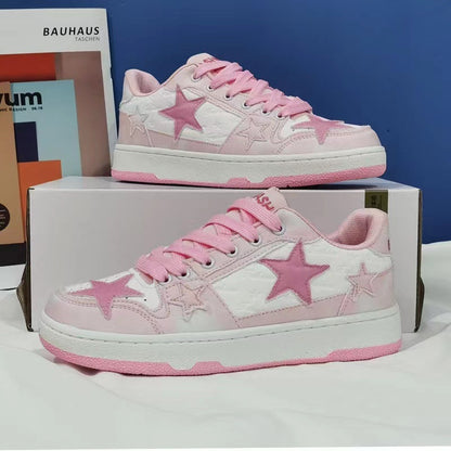 "STAR GW21" skate sneakers in pink